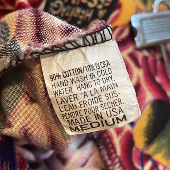 Vintage BayouWear NOLA Jazz & Heritage Festival HowAhYa 1990s Midi Skirt Size M - Picture 15 of 16